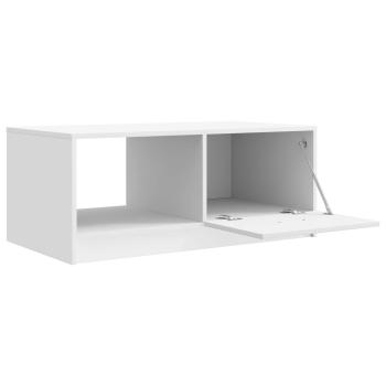 Couchtisch Weiß 90 x 50 x 37 cm Holzwerkstoff