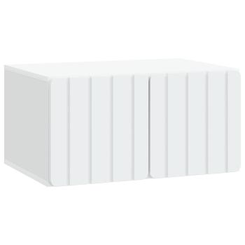 Wandmontierter TV-Schrank 59,5 x 41 x 30 cm Weiß Holzwerkstoff
