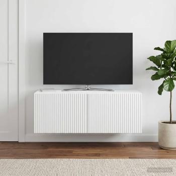 Wandmontierter TV-Schrank Weiß 78,5 x 41 x 30 cm Holzwerkstoff