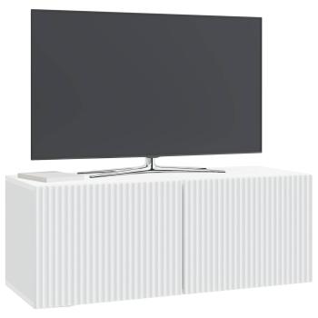 Wandmontierter TV-Schrank Weiß 78,5 x 31 x 30 cm Holzwerkstoff