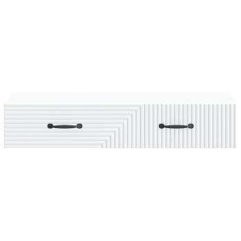 Wandmontierter Beistelltisch Wei? 87,5 x 34,5 x 17 cm
