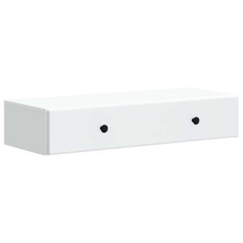 Wandmontierter Beistelltisch Weiß 87,5 x 34,5 x 17 cm