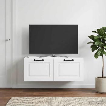 ARDEBO.de - Wandmontierter TV-Schrank Weiß 78,5 x 41 x 30 cm Holzwerkstoff