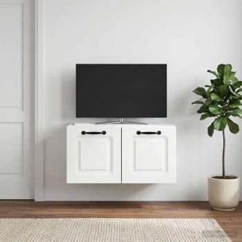 Wandmontierter TV-Schrank Weiß 59,5 x 31 x 30 cm Holzwerkstoff