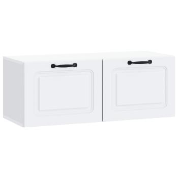 Wandmontierter TV-Schrank Weiß 78,5 x 31 x 30 cm Holzwerkstoff