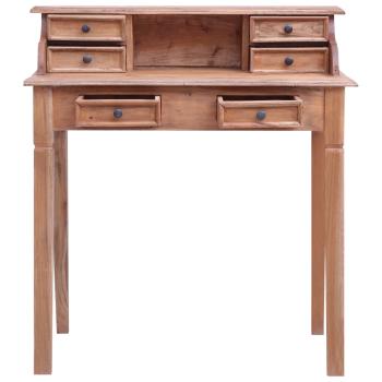 Schreibtisch mit Schubladen 90x50x101 cm Altholz Massiv