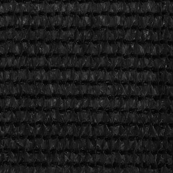 Balkon-Sichtschutz Schwarz 90x500 cm HDPE