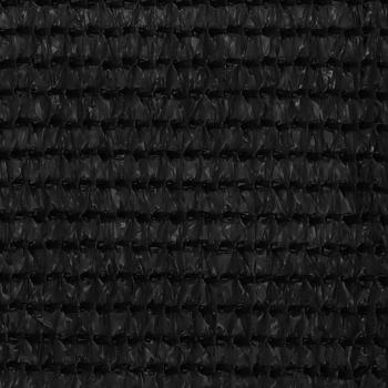 Balkon-Sichtschutz Schwarz 120x600 cm HDPE