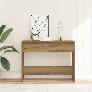 ARDEBO.de - Konsolentisch Artisan-Eiche 100x35x76,5 cm Holzwerkstoff