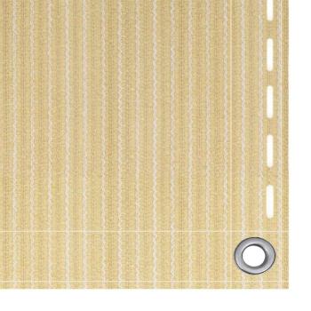 Balkon-Sichtschutz Beige 90x300 cm HDPE