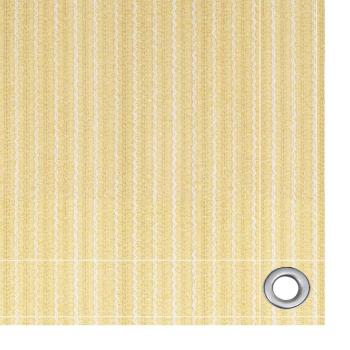 Balkon-Sichtschutz Beige 120x400 cm HDPE