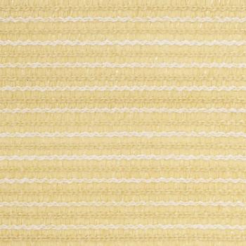 Balkon-Sichtschutz Beige 120x600 cm HDPE