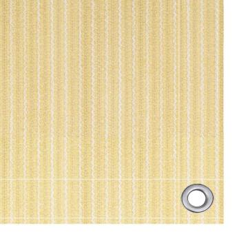 Balkon-Sichtschutz Beige 120x600 cm HDPE
