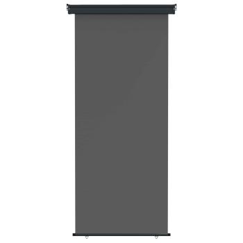 ARDEBO.de - Balkon Seitenmarkise 80 x 250 cm 100% Polyester Eisen Stahl