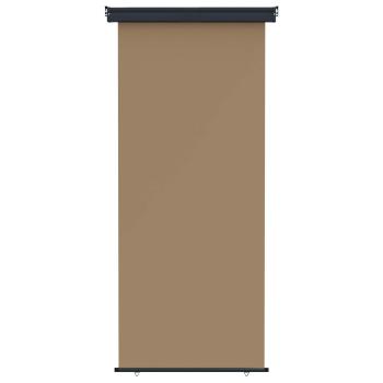 ARDEBO.de - Balkon Seitenmarkise 100 x 250 cm 100% Polyester Eisen Stahl