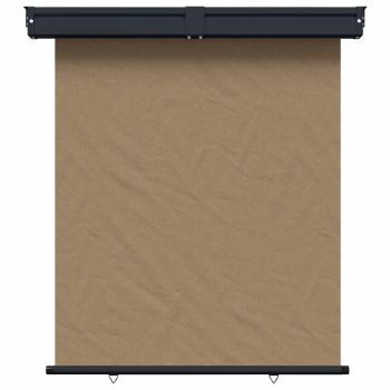 Balkon Seitenmarkise 170 x 250 cm 100% Polyester Eisen Stahl