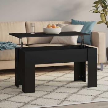ARDEBO.de - Couchtisch Schwarz 101x49x52 cm Holzwerkstoff