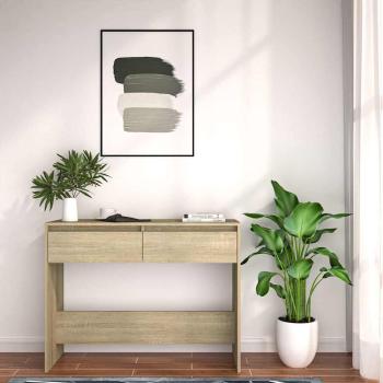 Konsolentisch Sonoma-Eiche 100x35x76,5 cm Holzwerkstoff