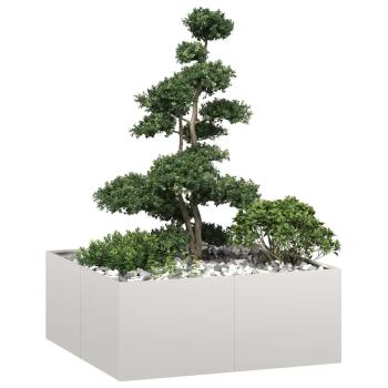 ARDEBO.de - Pflanzkübel 100x100x40 cm Edelstahl