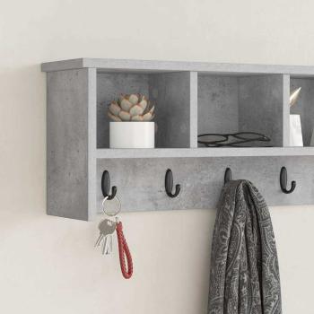 Wandmontierter nachttisch Wandhalterung Beton Grau