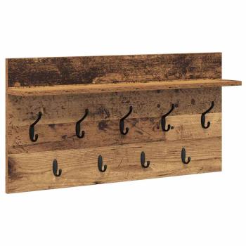 Wandmontierter nachttisch Wandhalterung Altholz 80 x 40 x 12 cm