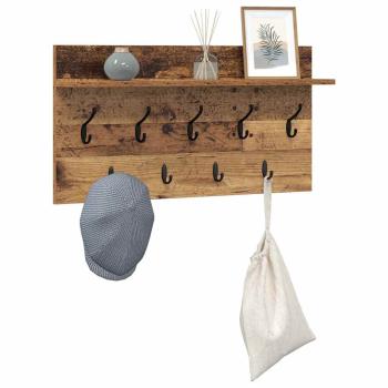 Wandmontierter nachttisch Wandhalterung Altholz 80 x 40 x 12 cm