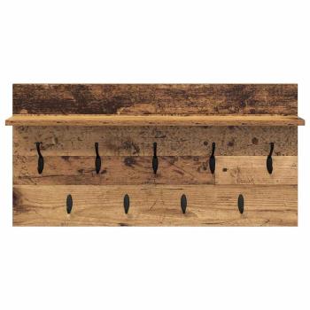 Wandmontierter nachttisch Wandhalterung Altholz 80 x 40 x 12 cm