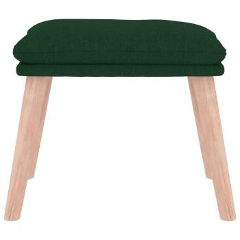 Fußhocker Dunkelgrün 45x29,5x35 cm Stoff