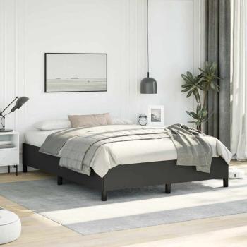 ARDEBO.de - Bettgestell ohne Matratze Schwarz 152x203 cm Queen Kunstleder