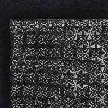 Shaggy-Teppich Schwarz 240x305 cm Polyester