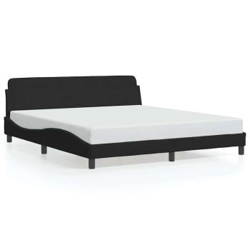 Bettgestell Dover Schwarz 180x200 cm Samt