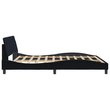 Bettgestell Dover Schwarz 180x200 cm Samt