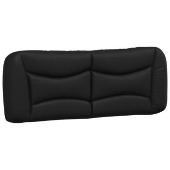 Kopfteilkissen Schwarz 135 cm Kunstleder