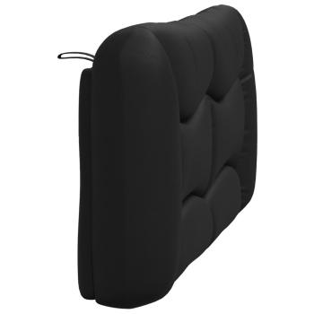 Kopfteilkissen Schwarz 135 cm Kunstleder