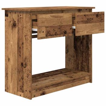 Konsolentisch mit Schubladen Altholz-Optik 85,5x38,5x74,5 cm