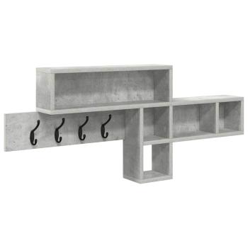 Wandmontierter nachttisch Wandhalterung Beton Grau