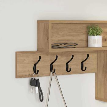 Wandmontierter nachttisch Wandhalterung Artisan-Eiche