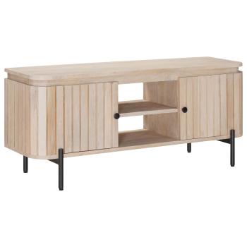 TV-Schränk mit Regal mit Speicher mit Tür 105 x 30 x 45 cm
