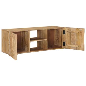 Wand-TV-Schrank mit Regal mit Speicher mit Tür 100 x 30 x 35 cm