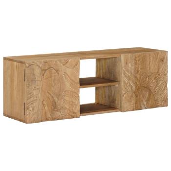 Wand-TV-Schrank mit Regal mit Speicher mit Tür 100 x 30 x 35 cm