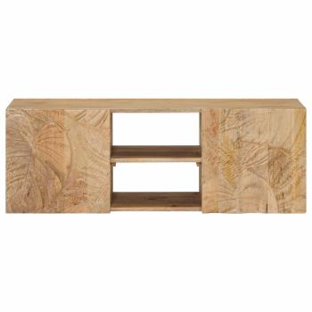 Wand-TV-Schrank mit Regal mit Speicher mit Tür 100 x 30 x 35 cm