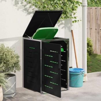 Mülltonnenbox for 1 Bin 240L Schwarz
