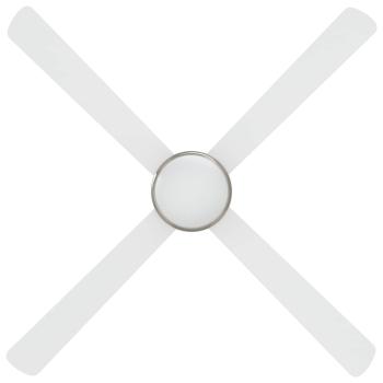Deckenventilator mit Licht und Fernbedienung Ø 130 cm Weiß
