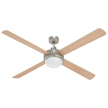 Deckenventilator mit Licht und Fernbedienung Ø 130 cm Sonoma
