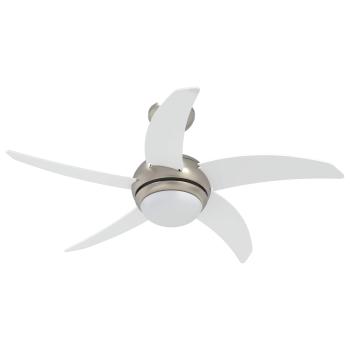 Deckenventilator mit Licht und Fernbedienung Ø 110 cm Weiß