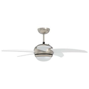 Deckenventilator mit Licht und Fernbedienung Ø 110 cm Weiß