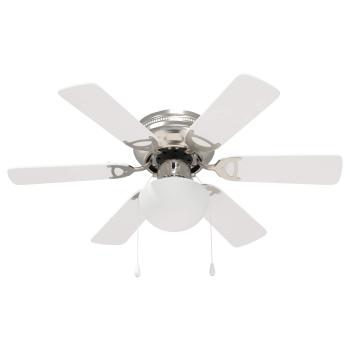 Deckenventilator mit Licht Ø 82 cm Weiß