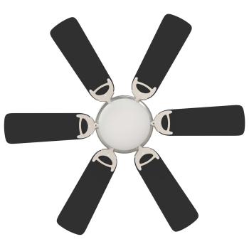 Deckenventilator mit Licht Ø 82 cm Schwarz