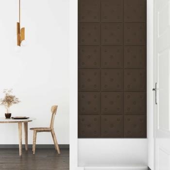 Wandkopfteilen 12 Stk. Braun Kunstleder