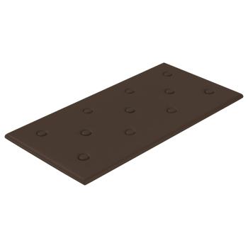 Wandkopfteilen 12 Stk. Braun Kunstleder